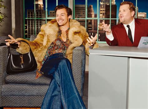 james corden and harry styles gucci|latest gucci show.